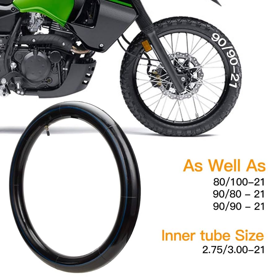 HIAORS 1Pcs 2.75/3.00-21 Inner Tube for Kawasaki KLR650 Off